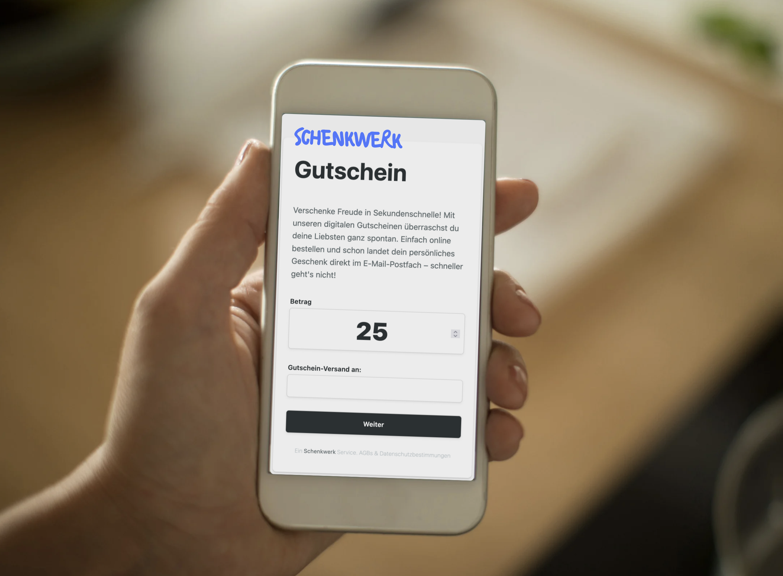Schenkwerk App Demo