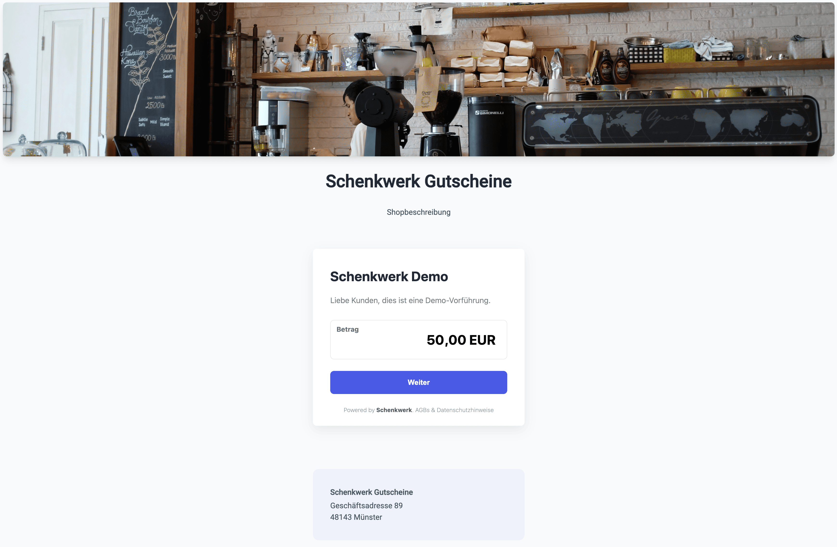 Schenkwerk Marketplace